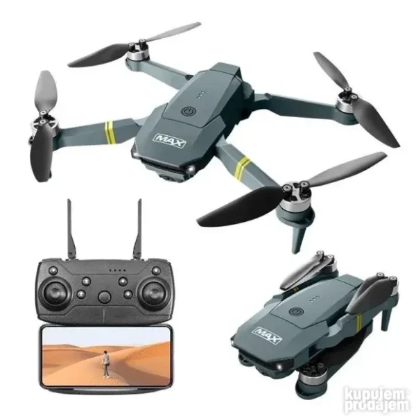 Dron Max Pro sa 1080p kamerom i metalnim motorima