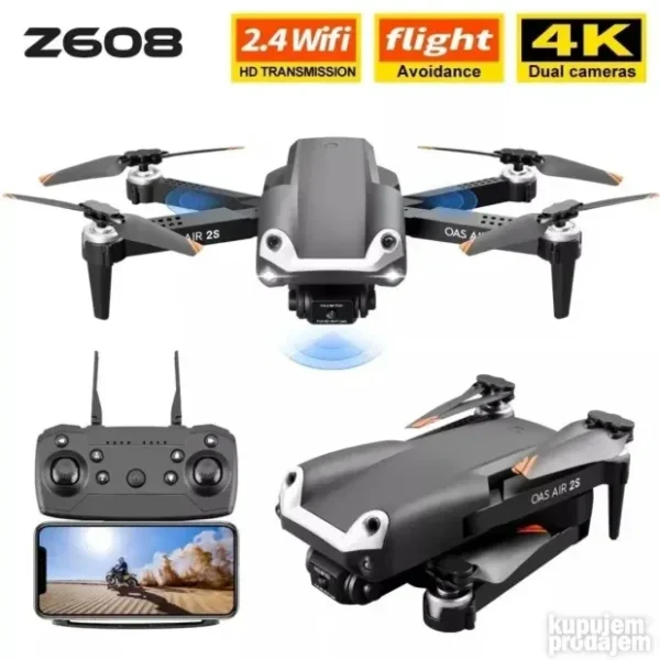 Dron S2 sa dve 4K kamere i WiFi FPV prenosom