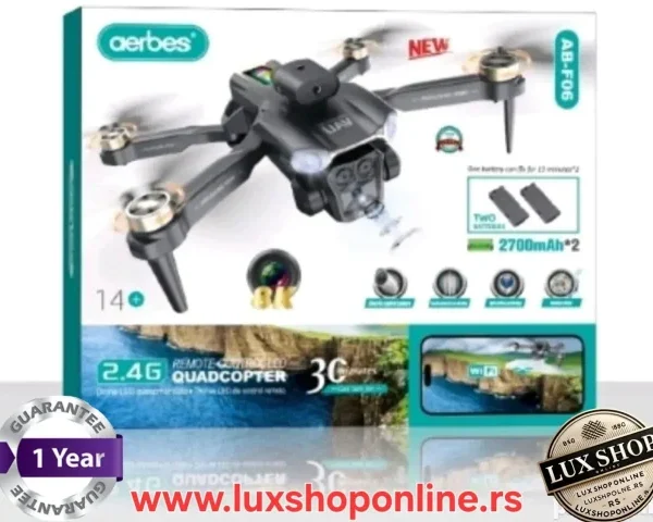 Dron 3C sa dve kamere, brushless motorima i dve baterije