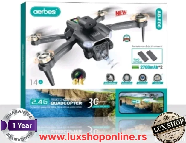 Dron 3C sa dve kamere, brushless motorima i dve baterije