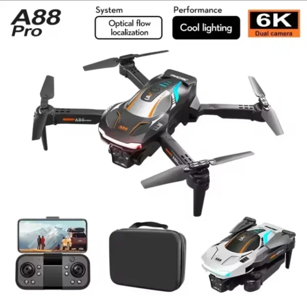 Dron A88 sa dve 4K kamere i dve baterije