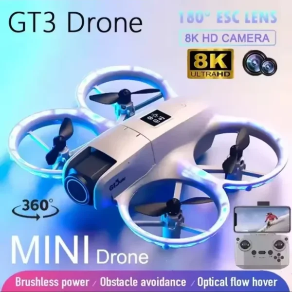 GT3 dron sa dve kamere i zaštićenim propelerima